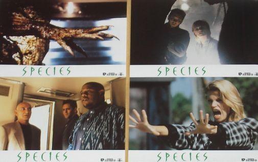 SPECIES - Lobby Cards Set - Natasha Henstridge, Michael Madsen - Sci-Fi HORROR