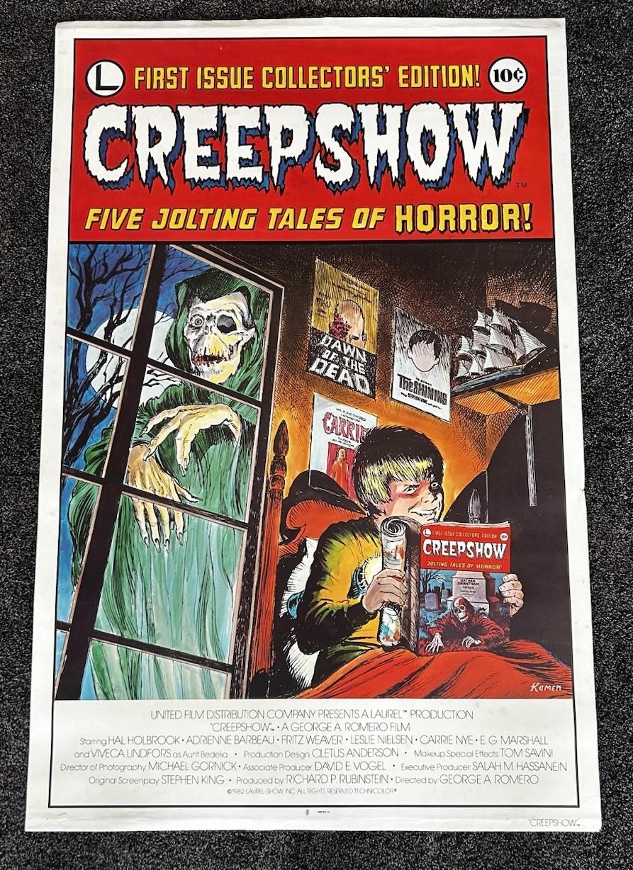 Vintage Original 1982 Creepshow One Sheet Movie Poster EC Horror 27x41