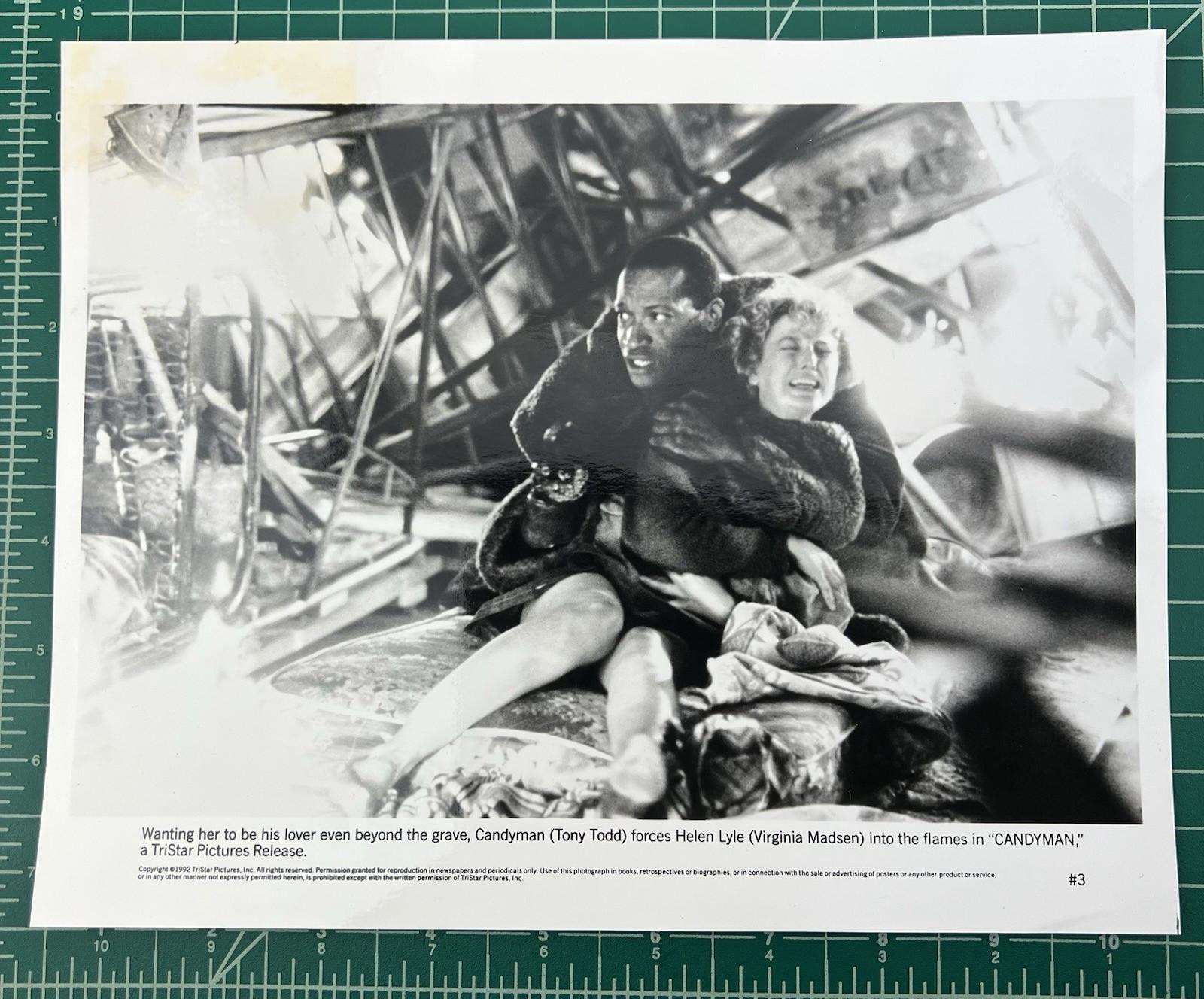 1992 "CANDYMAN" 5x Original Horror Movie Press Kit Black & White Photos -