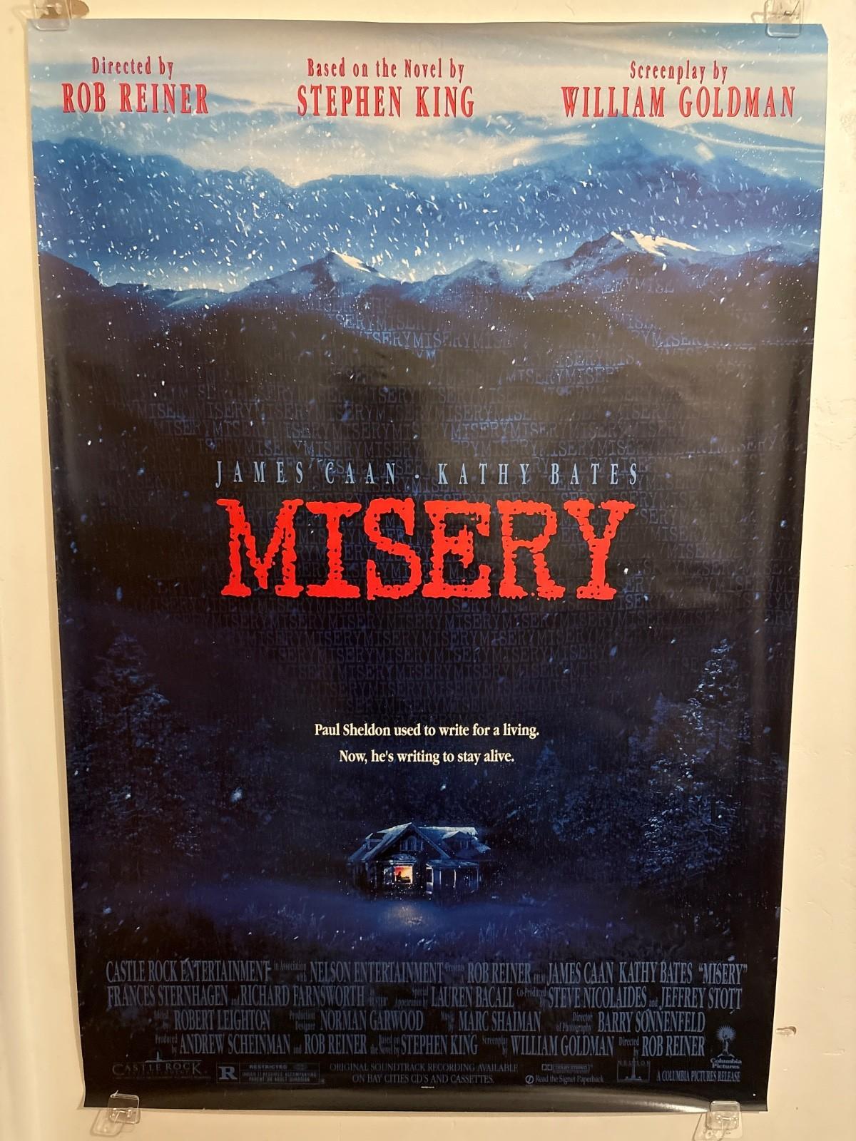 MISERY (1990) ORIGINAL MOVIE POSTER  -  ROLLED