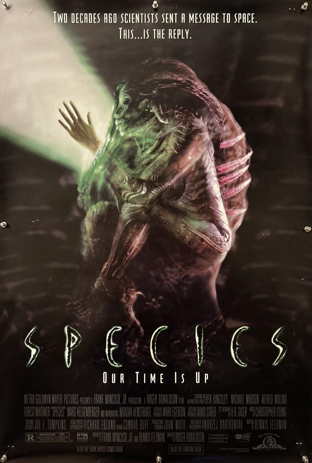 SPECIES Original One Sheet Movie Poster - 1995