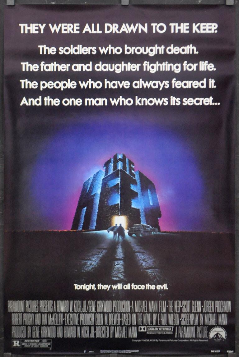 The Keep 1983 ORIGINAL 27X41 ROLLED MOVIE POSTER SCOTT GLENN IAN McKELLEN HORROR