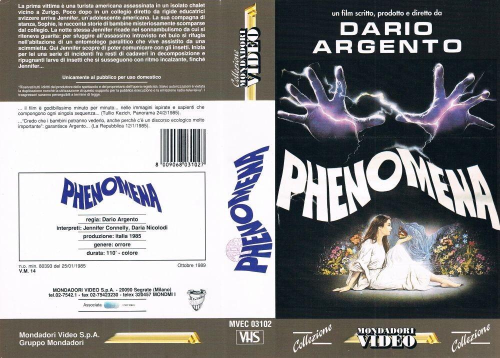 PHENOMENA (1985) JENNIFER CONNELLY - DARIO ARGENTO - ITALY VHS