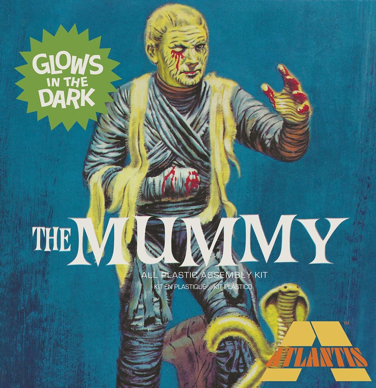 Atlantis Models 1/8 Lon Chaney Glow-in-the-Dark Mummy Plastic Model Kit #452