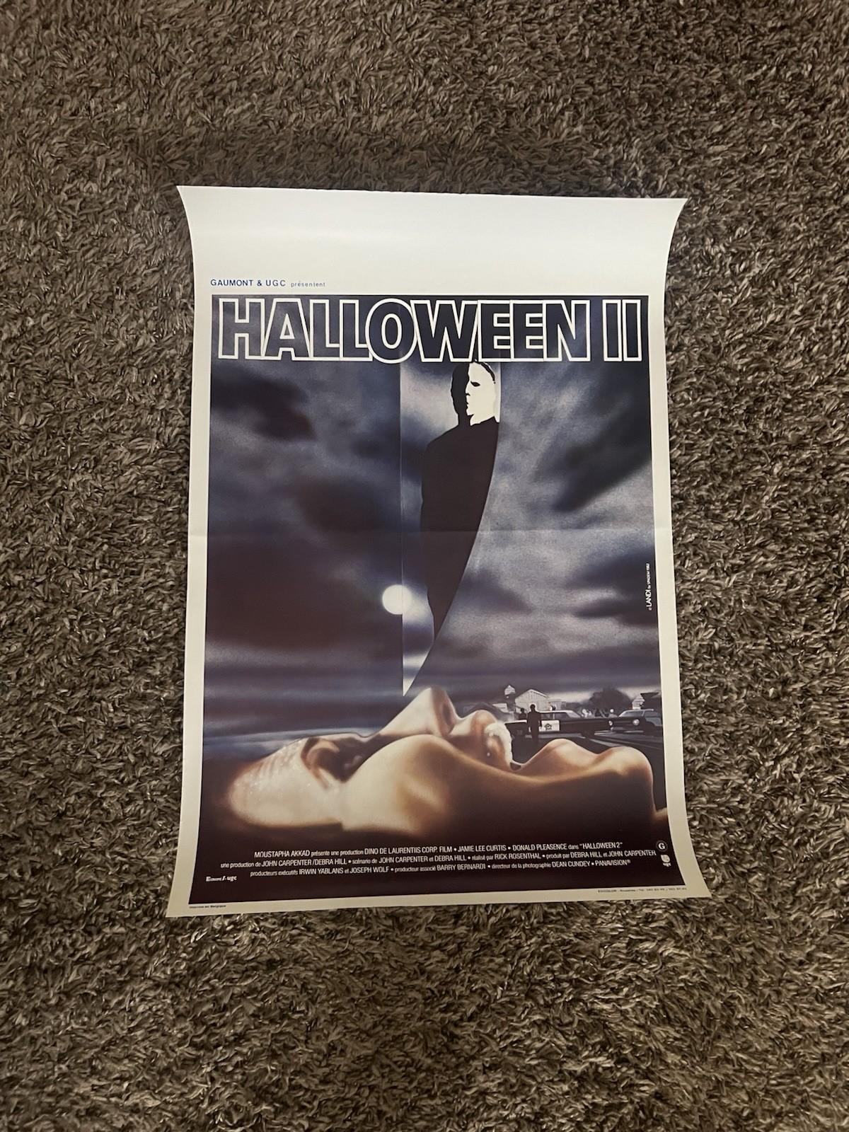Vintage Halloween II 14X23 Belgium Original Movie Poster 1982