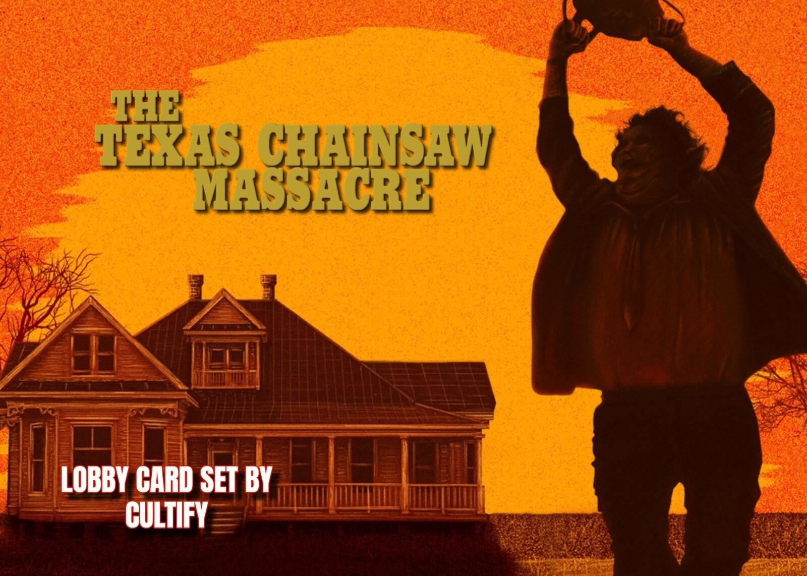The Texas Chainsaw Massacre 1974 Lobby Card Set Of 20 5x7