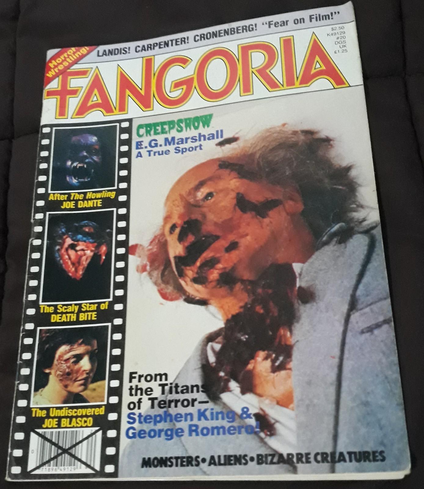 FANGORIA #20 (1982) THE THING CREEPSHOW JOHN CARPENTER ANDY MILLIGAN JOE BLASCO