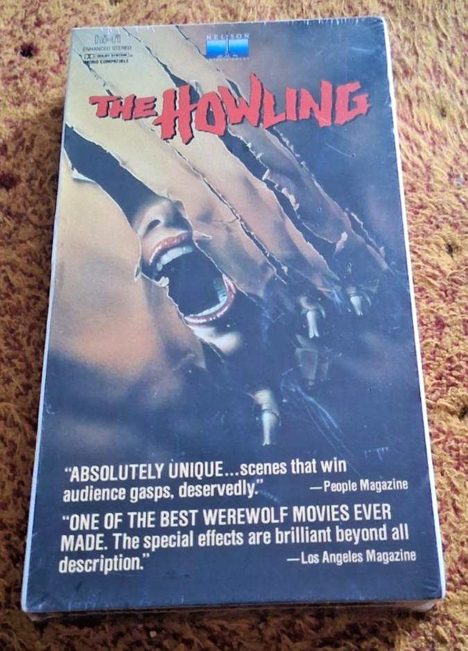 The Howling New Sealed VHS Movie Nelson Entertainment 1981 Release