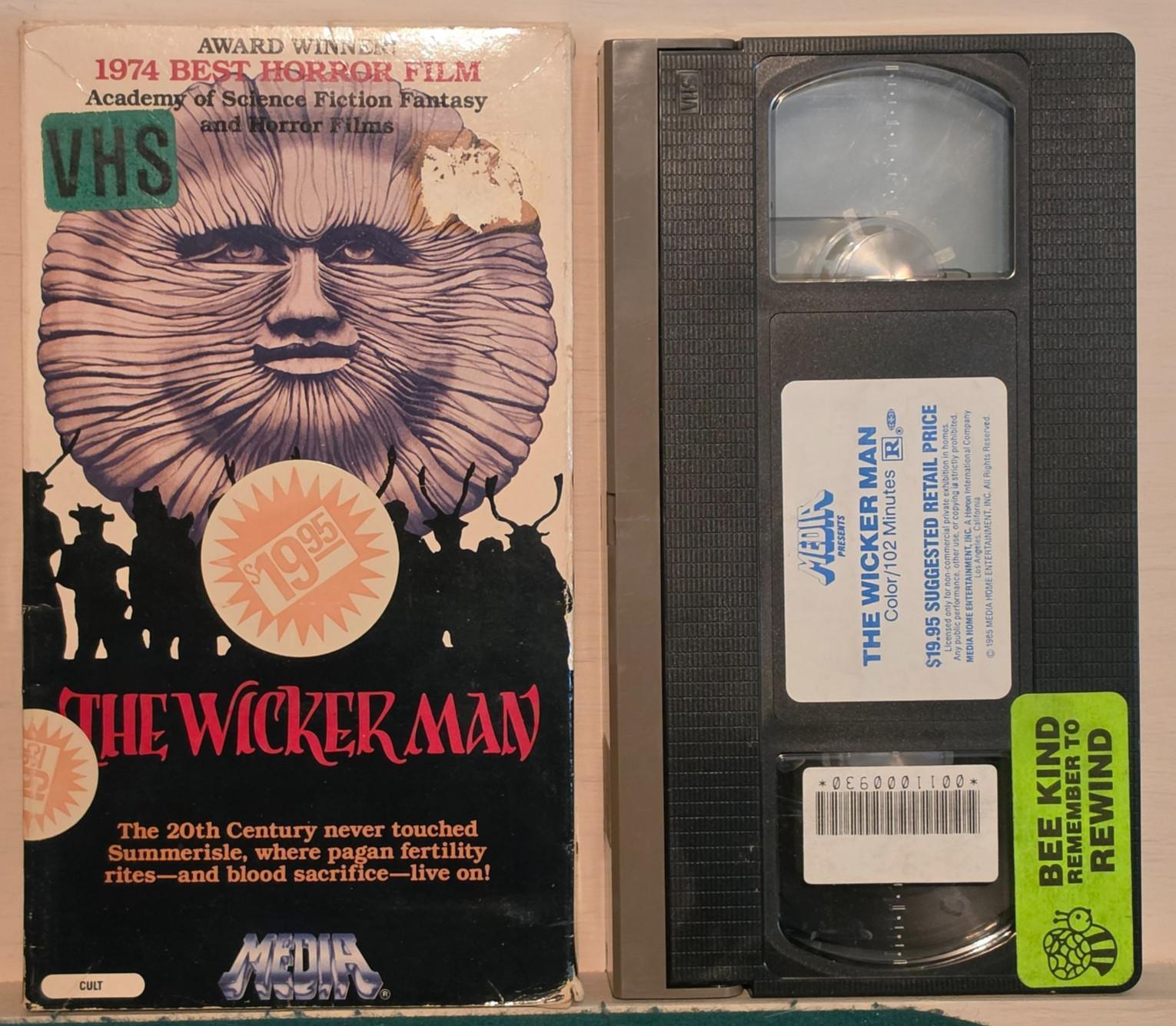 FAST SHIPPING: The Wicker Man (VHS, 1973) Christopher Lee RARE OOP CULT CLASSIC