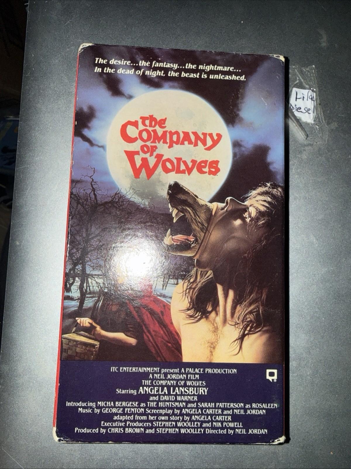 1985 RARE HORROR VHS Vestron Video The Company Of Wolves