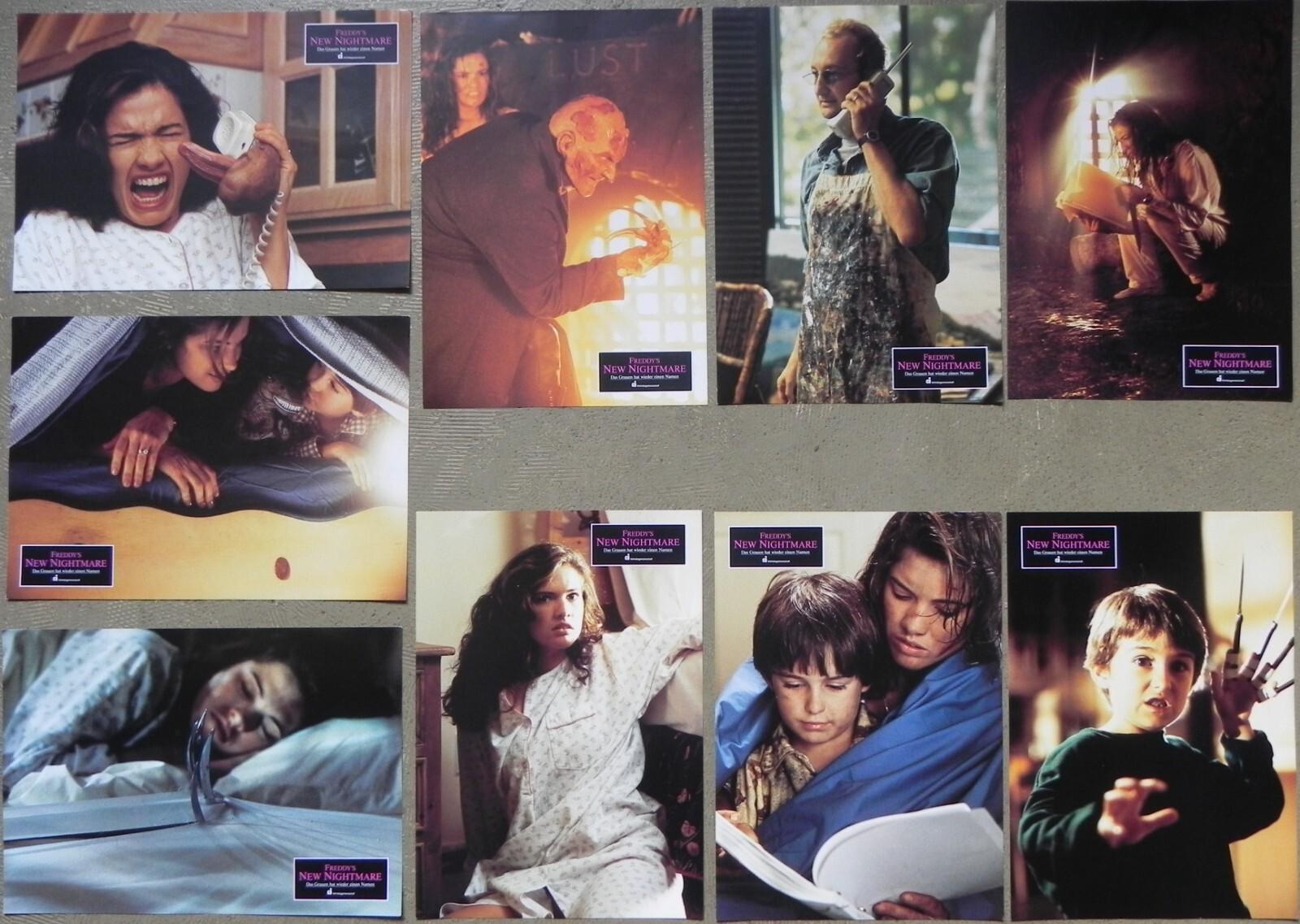 Wes Craven's New Nightmare 1994 9 German Lobby Cards Heather Langenkamp