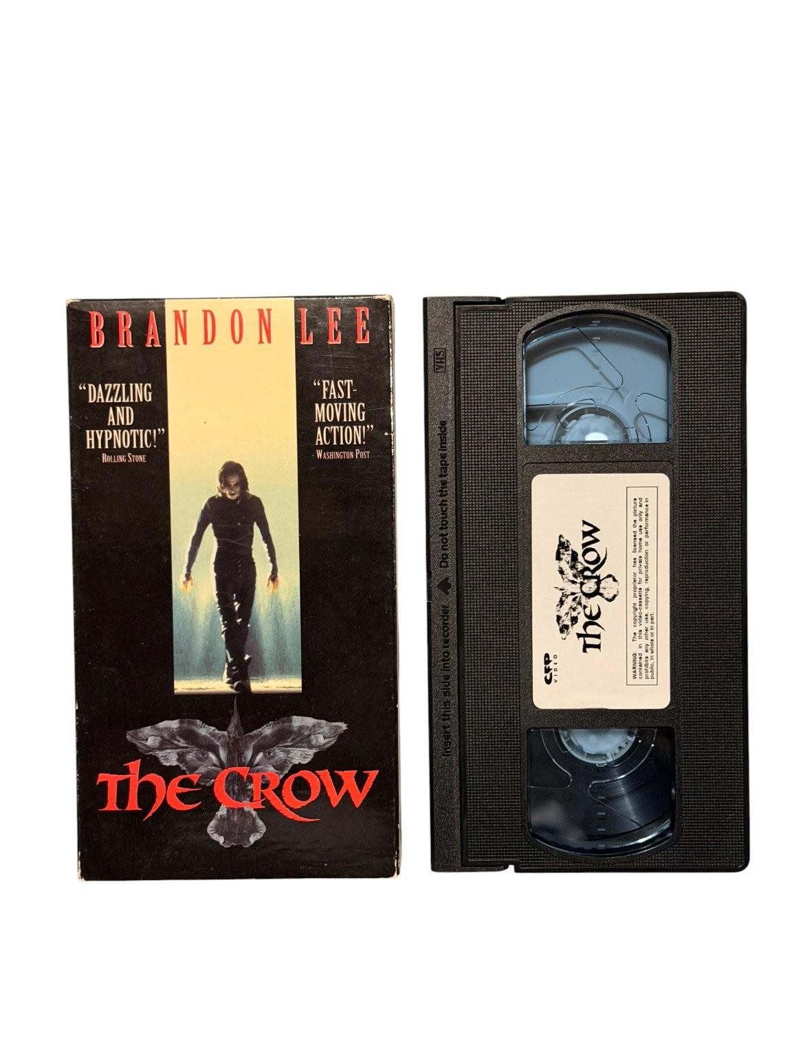 The Crow VHS 1994 Action Fantasy Brandon Lee Miramax Original Release
