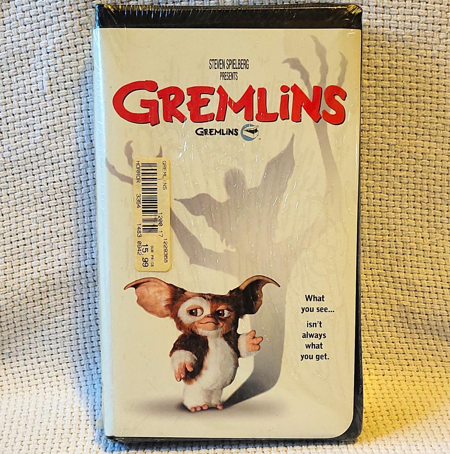  *Rare* Gremlins (VHS, 1984) Clamshell Horror Comedy NTSC Factory Sealed Gizmo