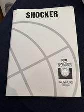 Wes Craven’s Shocker (1989) Horror Movie Press Kit- Michael Murphy, Peter Berg