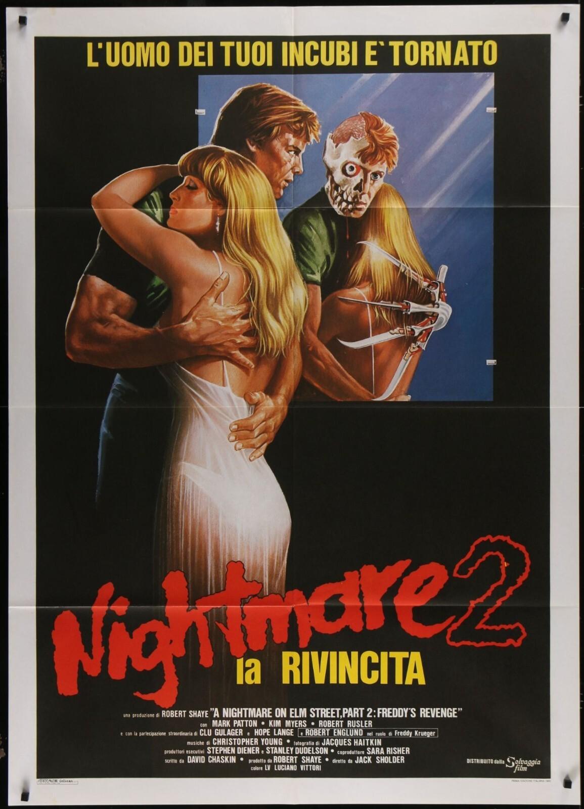 A Nightmare on Elm Street II: Freddy's Revenge (1985) Original Italian Poster
