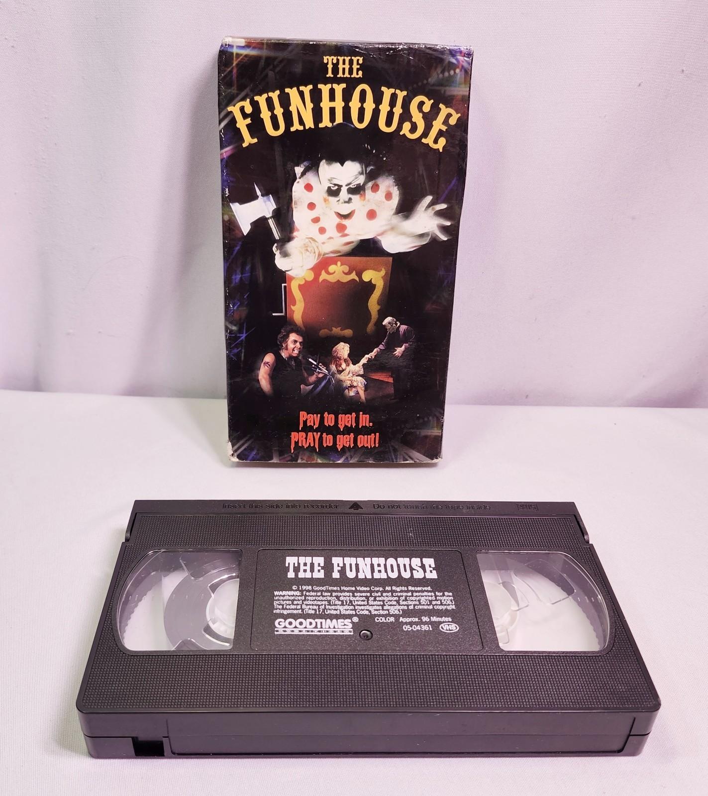 The Funhouse VHS 1981 Horror Movie by Tobe Hooper Vintage GoodTimes Video 