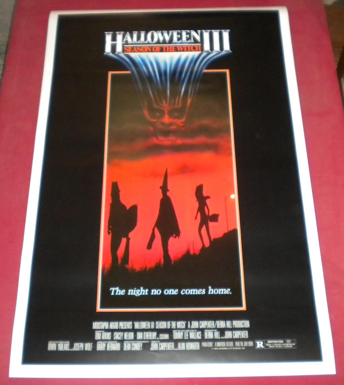 Halloween III: Season of the Witch Movie Poster S/S 1982 Rolled 1-sheet Original