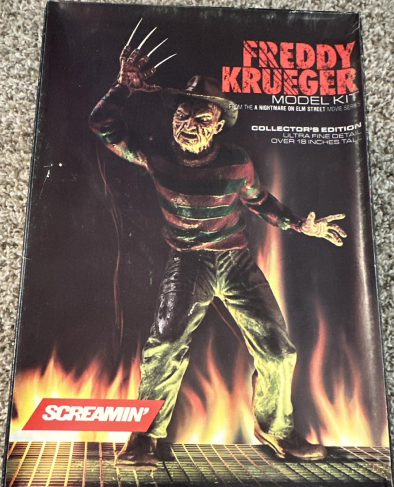 Screamin' Freddy Krueger Nightmare on Elm Street 1:4 Model Kit Unassembled 1987