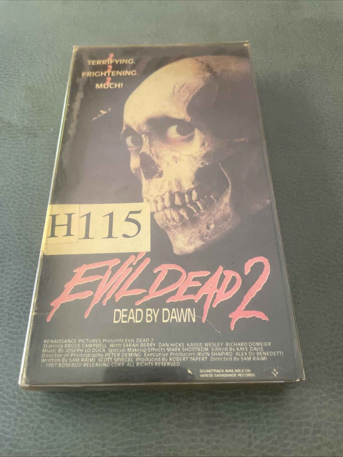 EVIL DEAD 2:DEAD BY DAWN Original Vestron VHS 1987