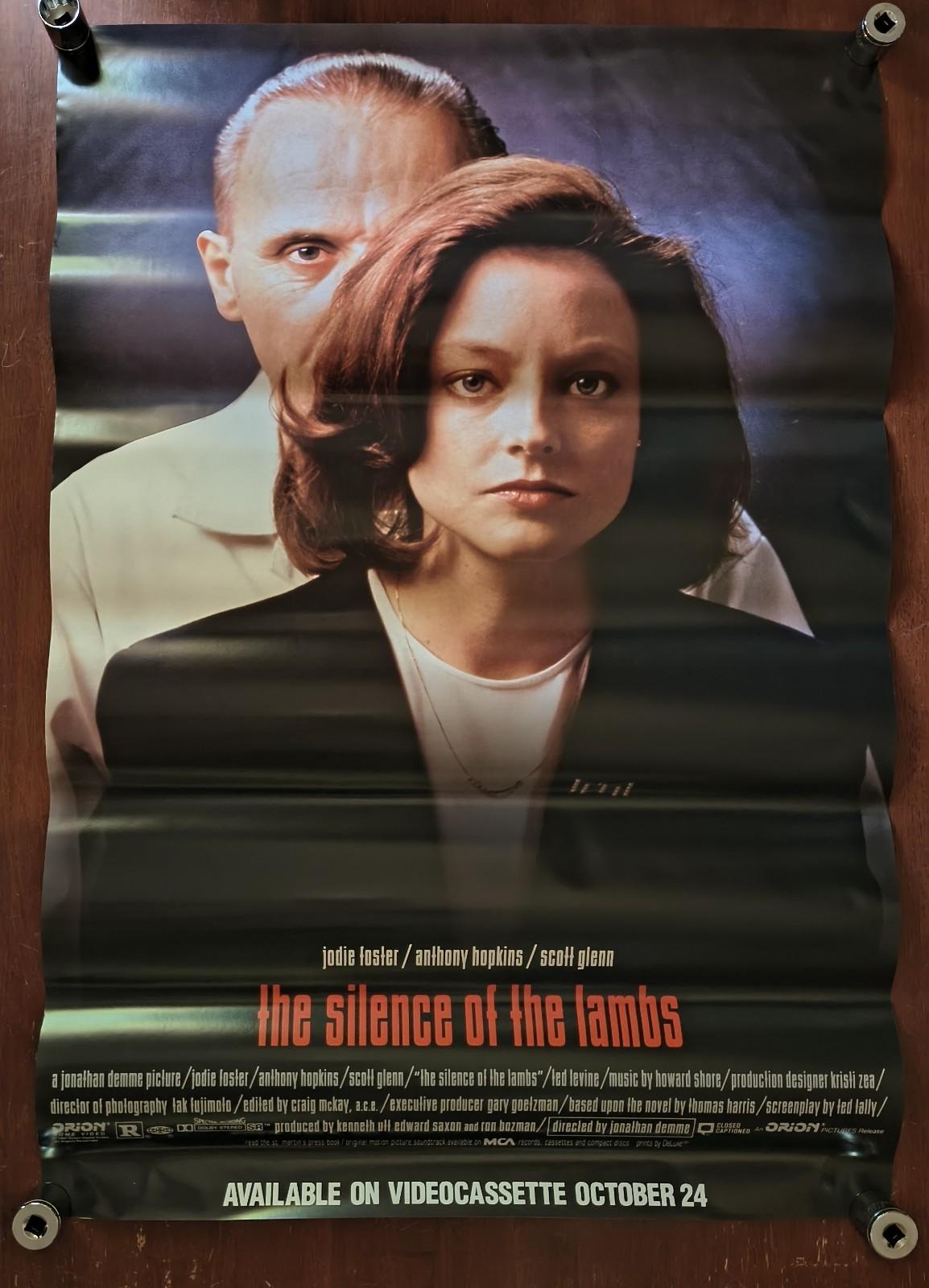 The Silence of the Lambs (1991) Original 27x40 Double-Sided Movie Poster 