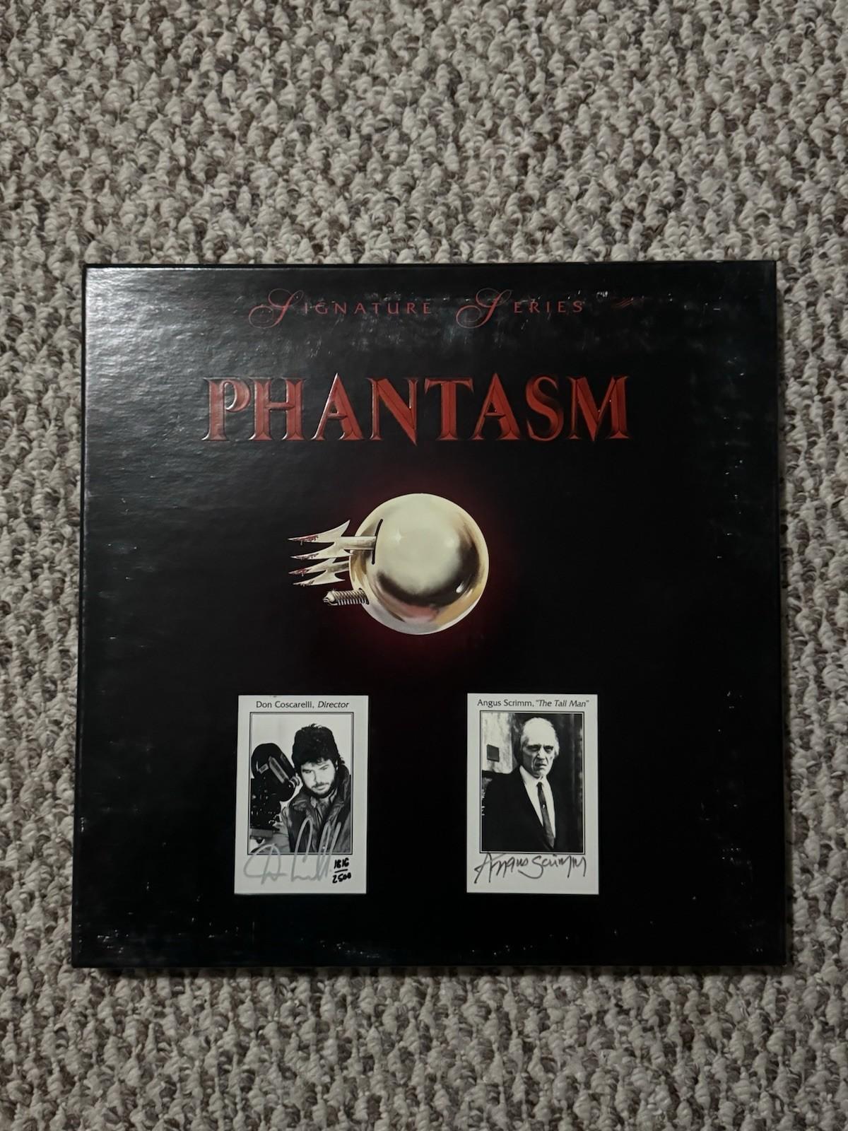 PHANTASM Signature Series BOX SET Laserdisc Autographed 1816/2500 CD SEALED
