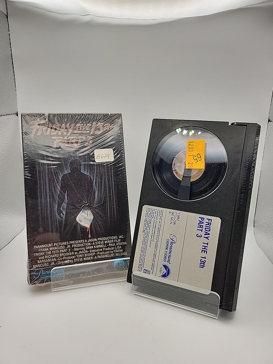 "FRIDAY THE 13TH - PART 3"  1983 PARAMOUNT - TESTED - BETAMAX  - RARE HORROR