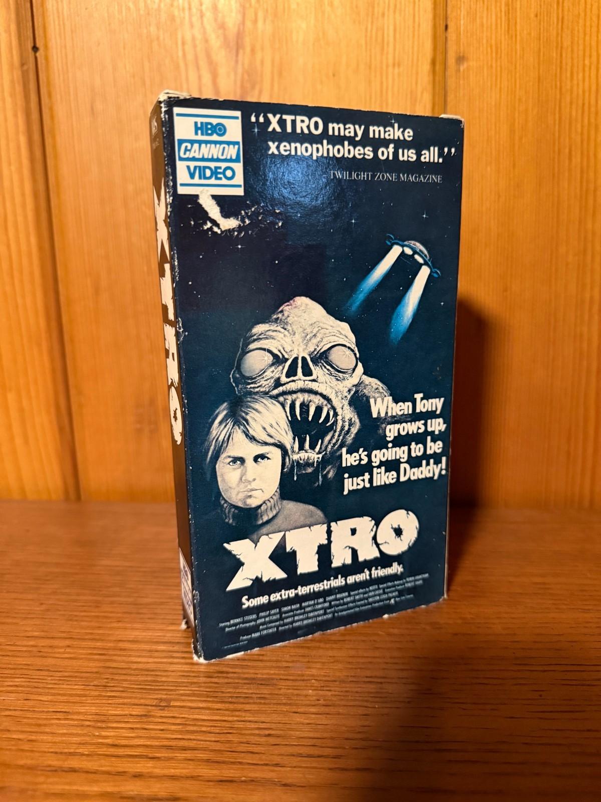 Xtro 1983 VHS Cannon Video HBO 80s Cult Horror Sci-Fi Gore Video Nasty RARE HTF