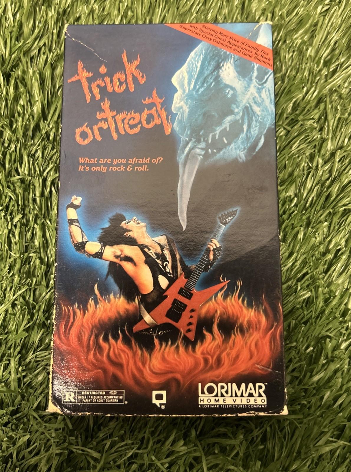 Trick or Treat (VHS/1987) Horror Film Featuring Marc Price/Ozzy/Gene Simmons HTF