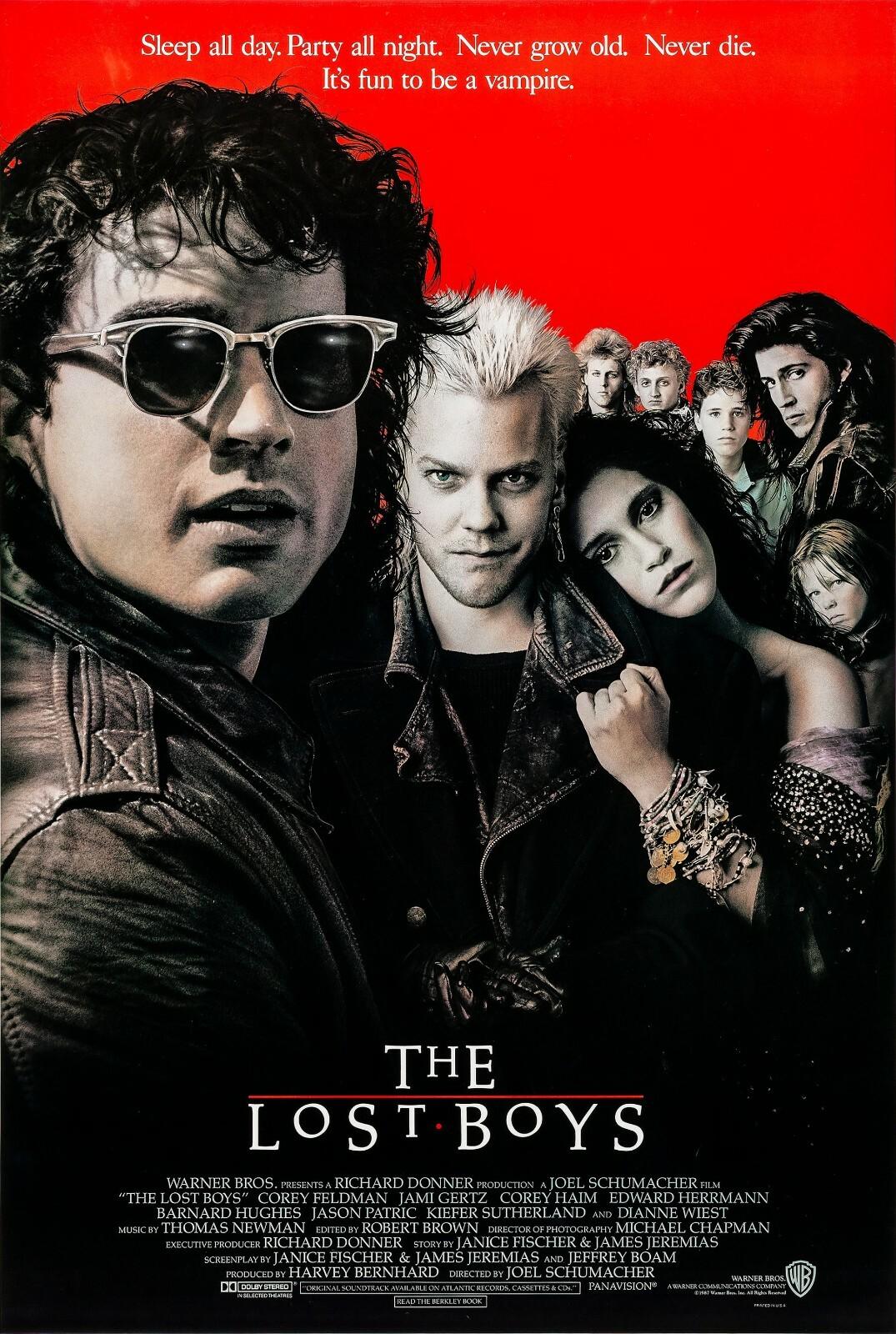 The Lost Boys (1987) Movie Poster Advance, Original, SS, Unused, NM, Rolled