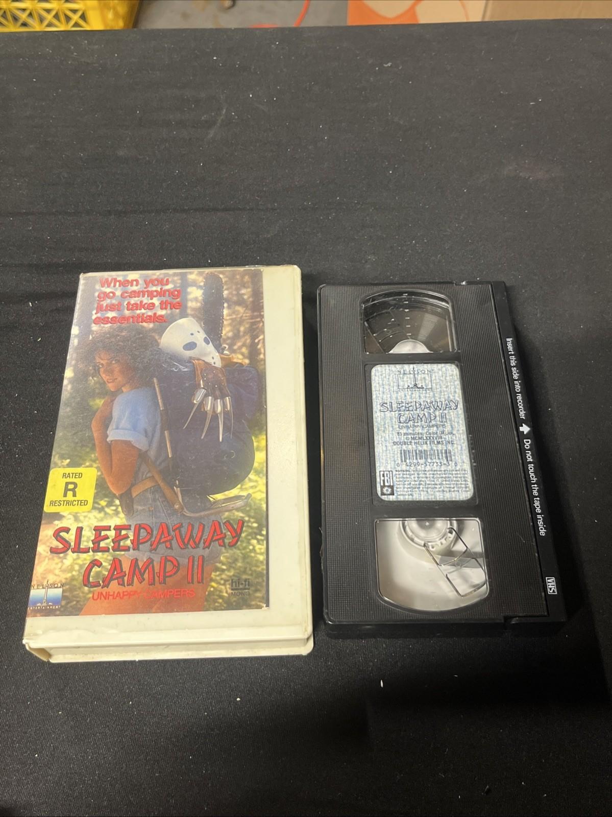 Sleepaway Camp II VHS 1988 Cult Horror/Slasher Film Nelson Video Rare Vintage