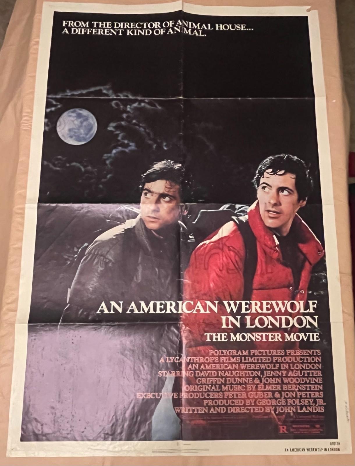 Poster-An American Werewolf in London (1981) Original movie theater one sheet.