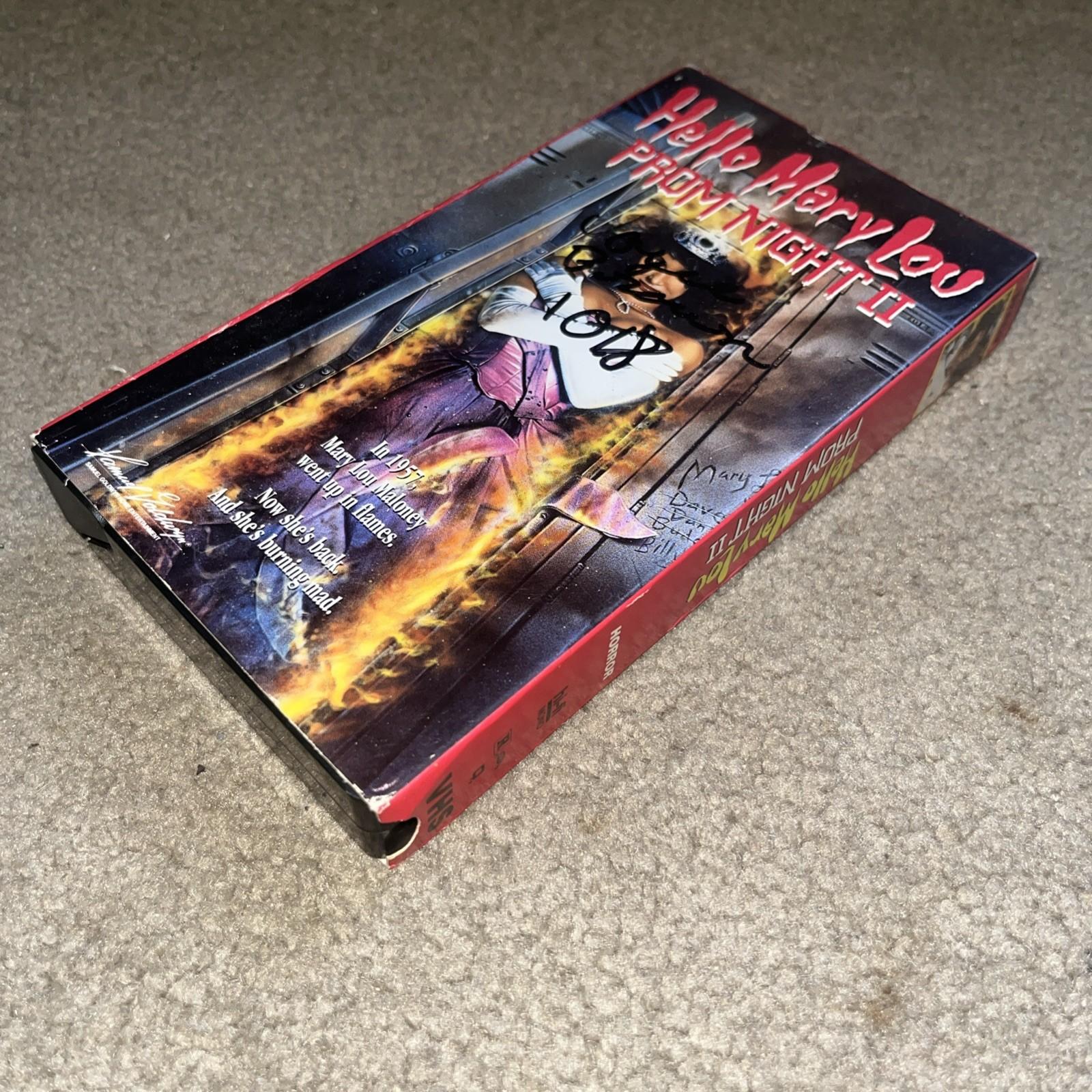 Hello Mary Lou Prom Night 2 87’ 95’ VHS Horror Slip Cult Classic Rare Collecting