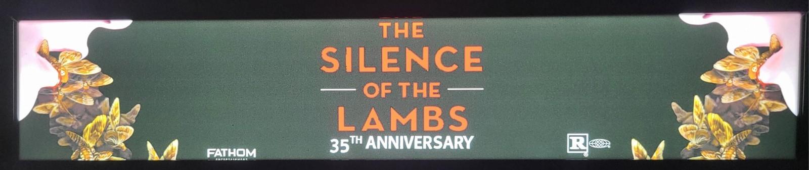 Silence Of The Lambs (1991) 2026 Re-release 5x25 Movie Theater Mylar 35th Anniv 