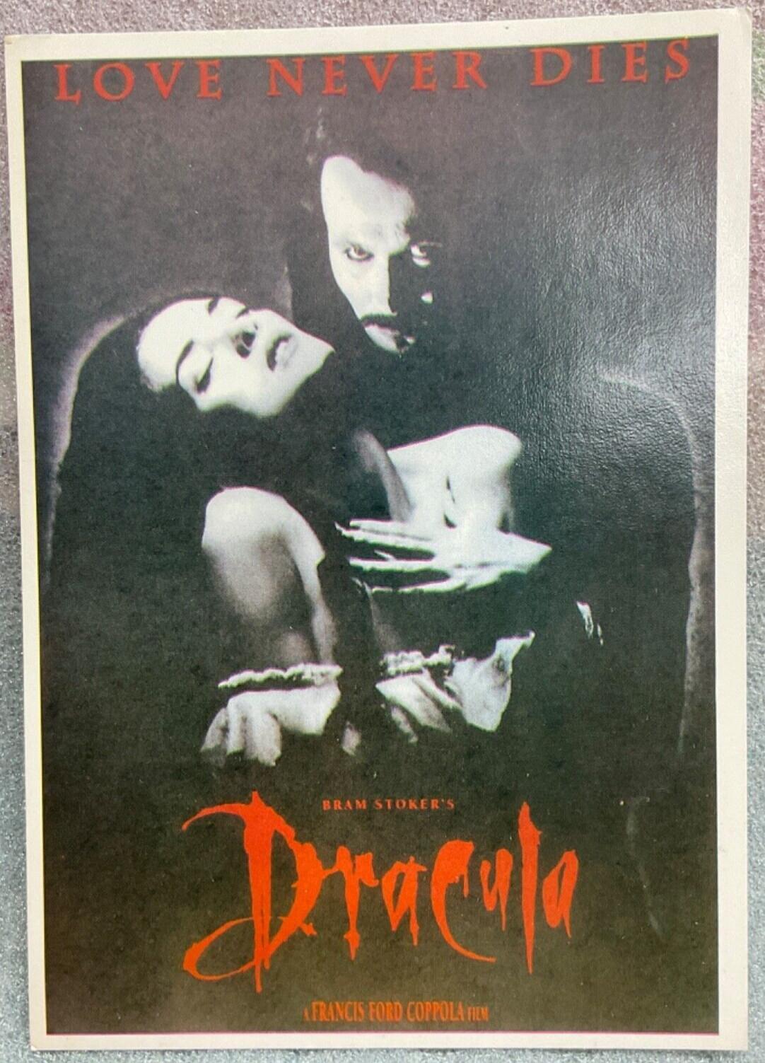 Coppola Bram Stoker’s Dracula Love Never Dies Post Lobby Card Mina 1992 4x6