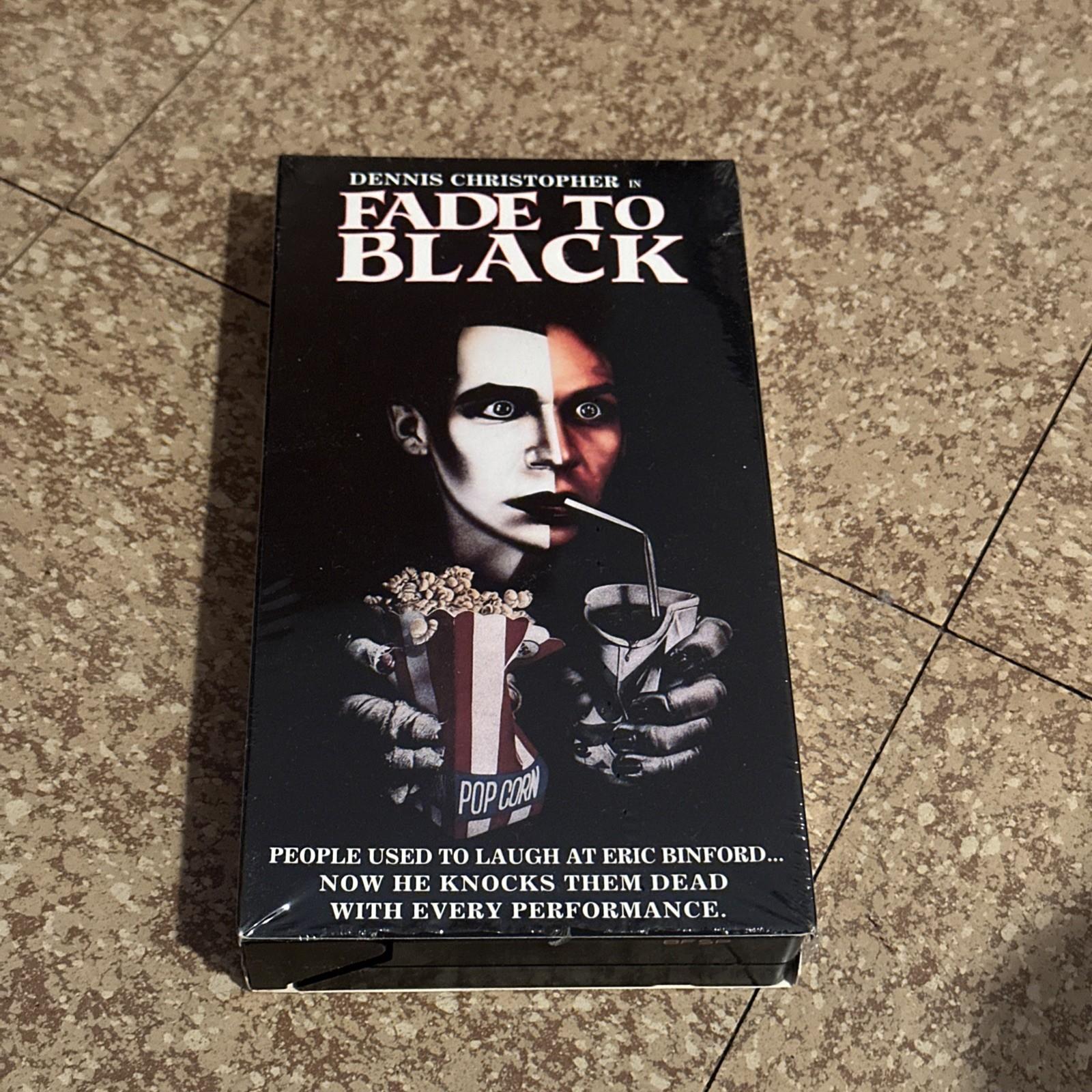 Fade To Black (VHS 1980) Dennis Christopher Vintage Horror Cult Classis