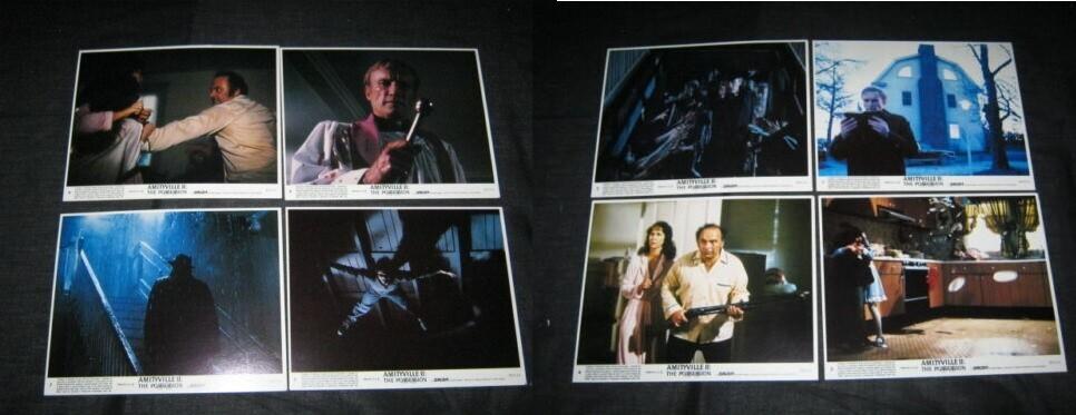 Original 1982 AMITYVILLE II THE POSSESSION 8x10 Lobby Card Set Of 8
