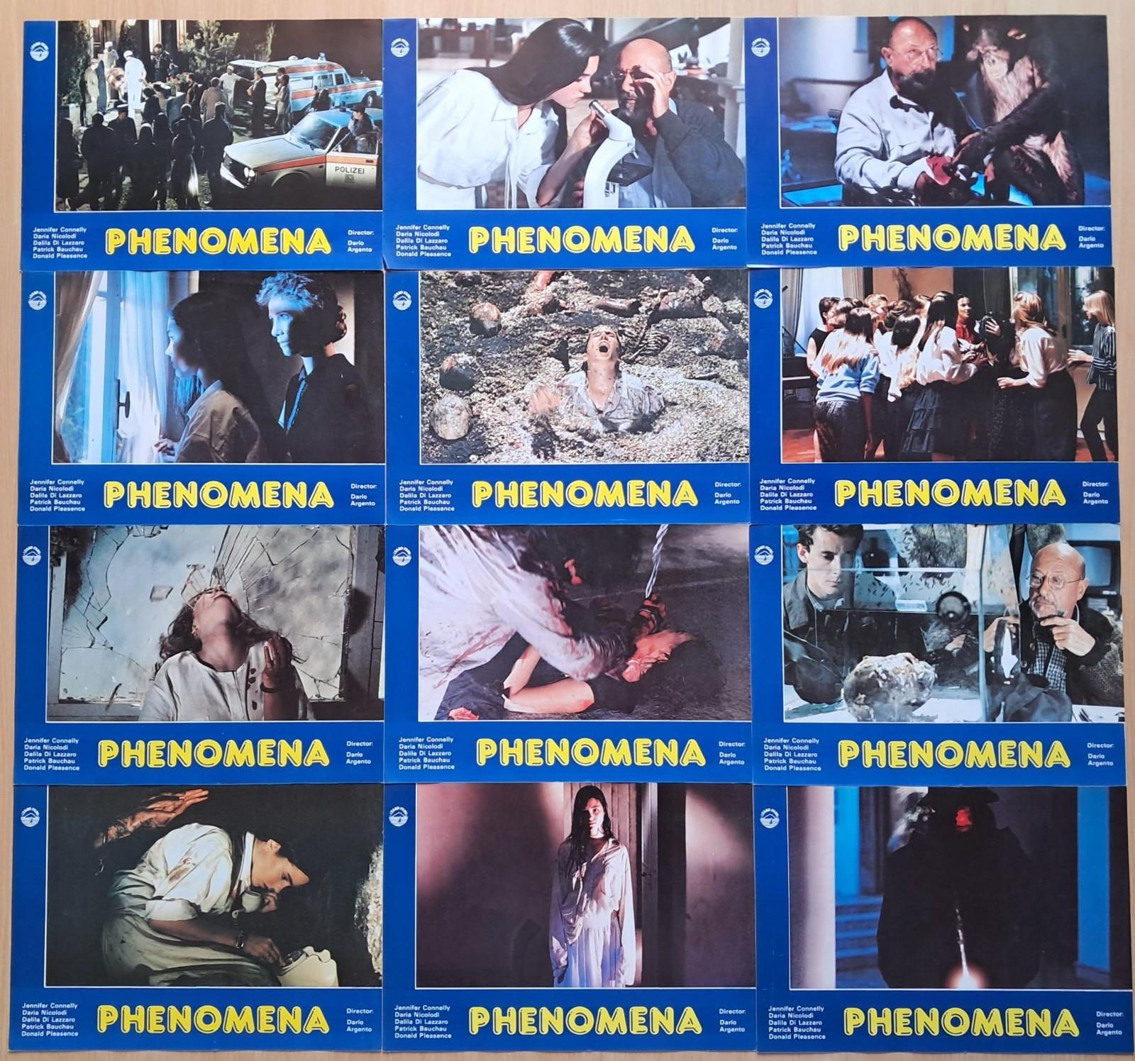 Phenomena ORIGINAL Spanish 1985 Lobby Card Set Dario Argento Jennifer Connelly