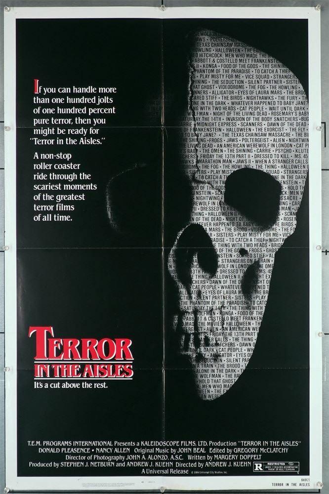 TERROR IN THE AISLES (1984) 29321  Documentary Film Poster  Andrew J. Kuehn