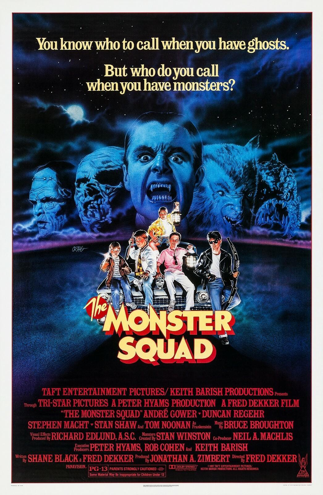 THE MONSTER SQUAD (1987) ORIGINAL MOVIE POSTER  -   ROLLED