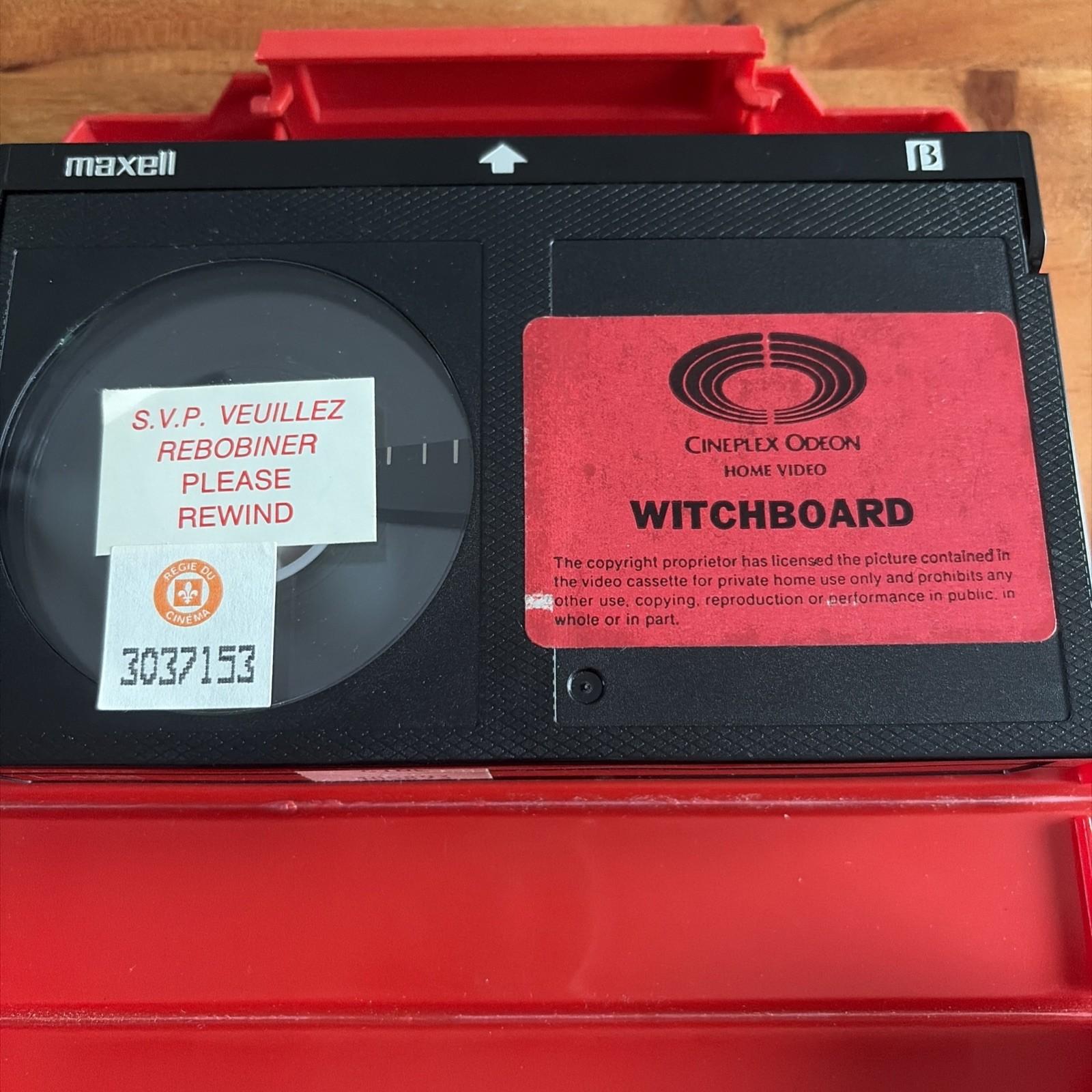 Witchboard (1986) Betamax - Rare Cineplex Odeon Canadian Rental Edition TESTED