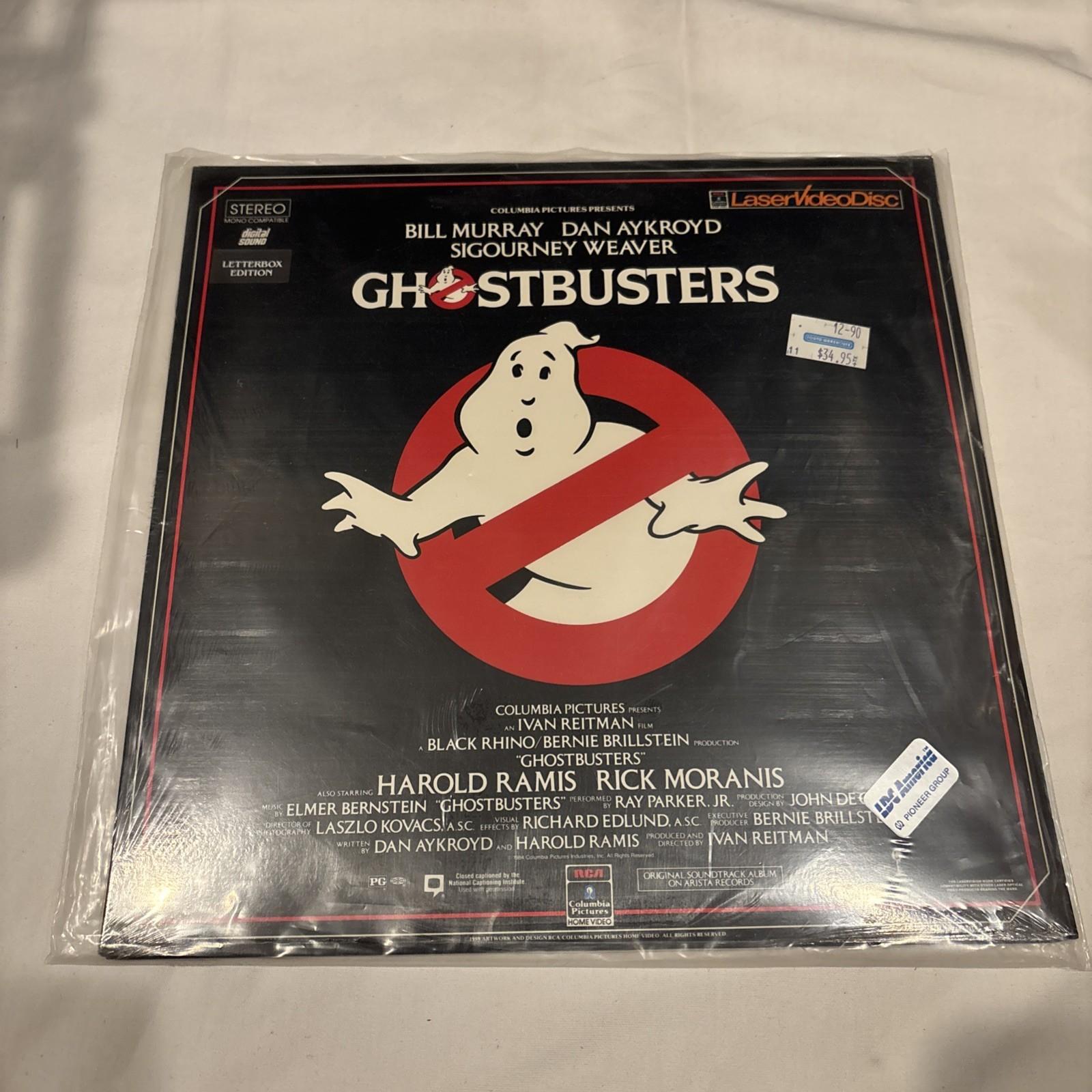 GHOSTBUSTERS ORIGINAL 1984 DAN AYKROYD HORROR  LASERDISC LASER DISC NEW SEALED!