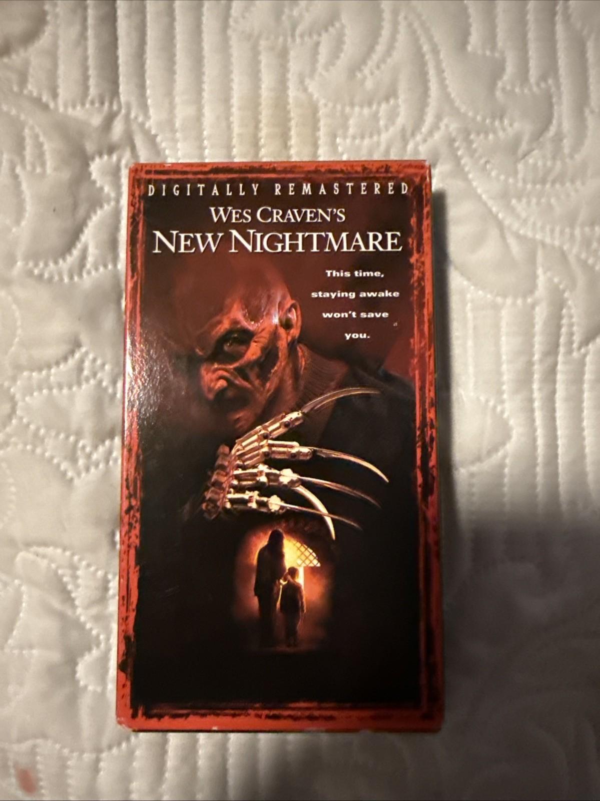 Wes Craven's New Nightmare (VHS, 1994) Digitally Remastered