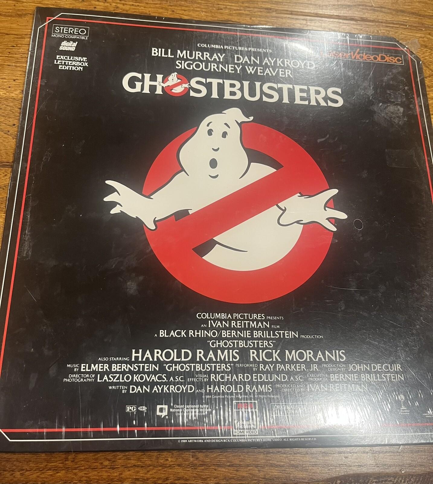 GHOSTBUSTERS ORIGINAL 1984 DAN AYKROYD HORROR  LASERDISC LASER DISC NEW SEALED!