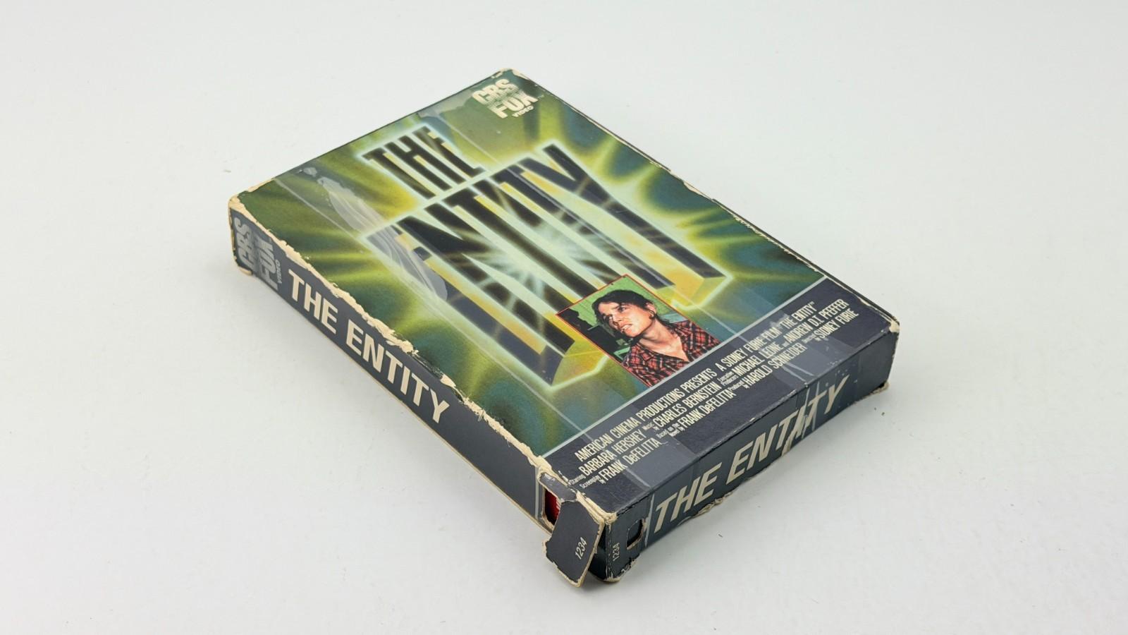 Vintage The Entity VHS Horror Movie Tape & Case – 1982 Release – Tested