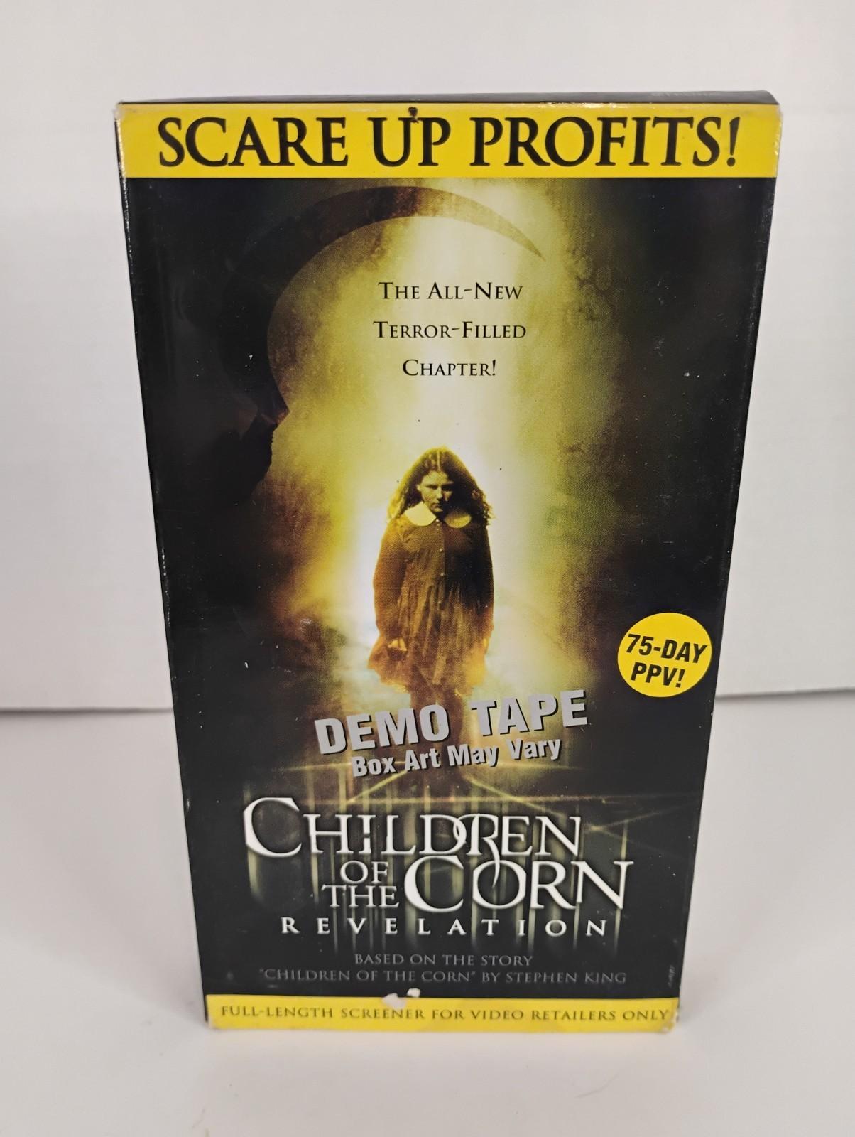 Children of the Corn Revelation Rare Screener/ Demo VHS Tape Horror Movie