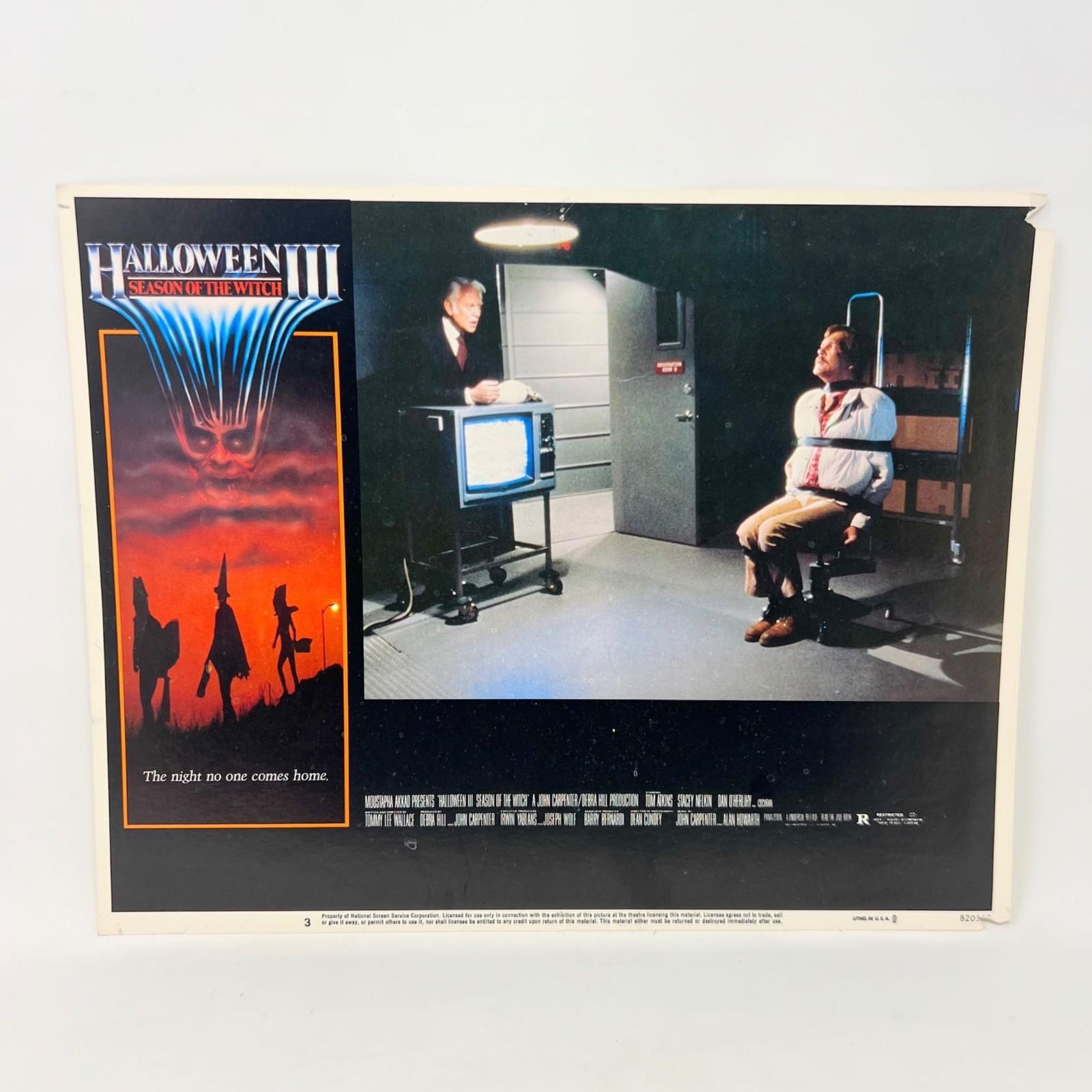 1982 Halloween III Season Of The Witch Collectible Movie Lobby Card No.3