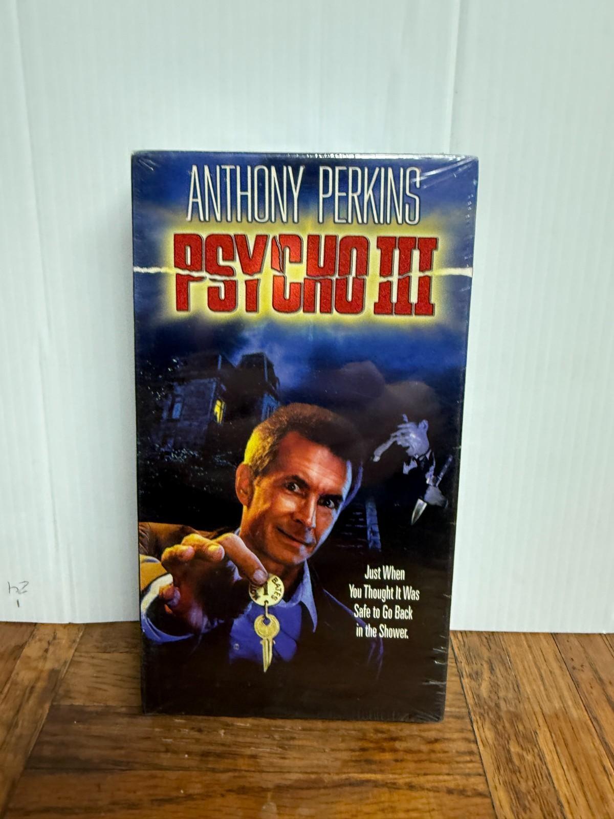 PSYCHO III (1986) VHS SEALED Goodtimes Anthony Perkins 1997