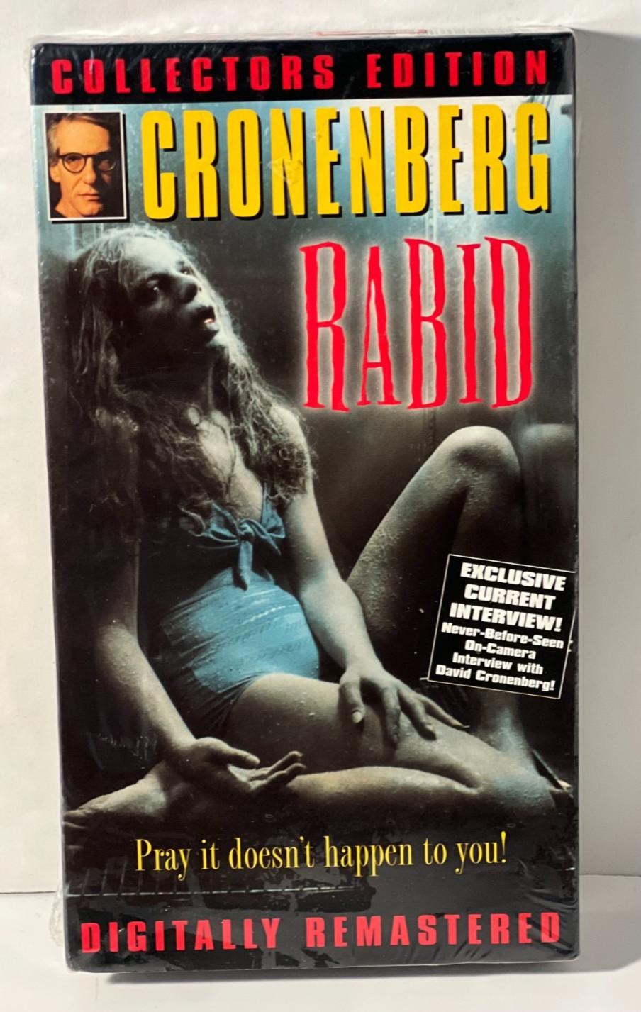 Rabid Vhs New 1977 Cronenberg Collectors Edition Horror Cult Joe Bob