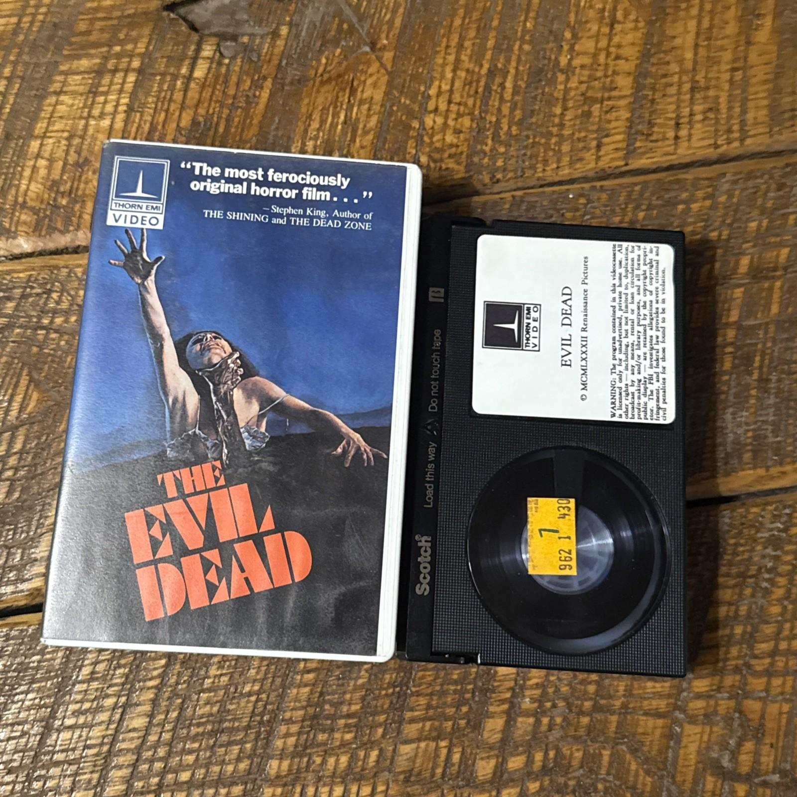 The Evil Dead - (Betamax) RARE Thorn EMI Video White Clamshell Case TXB 1979