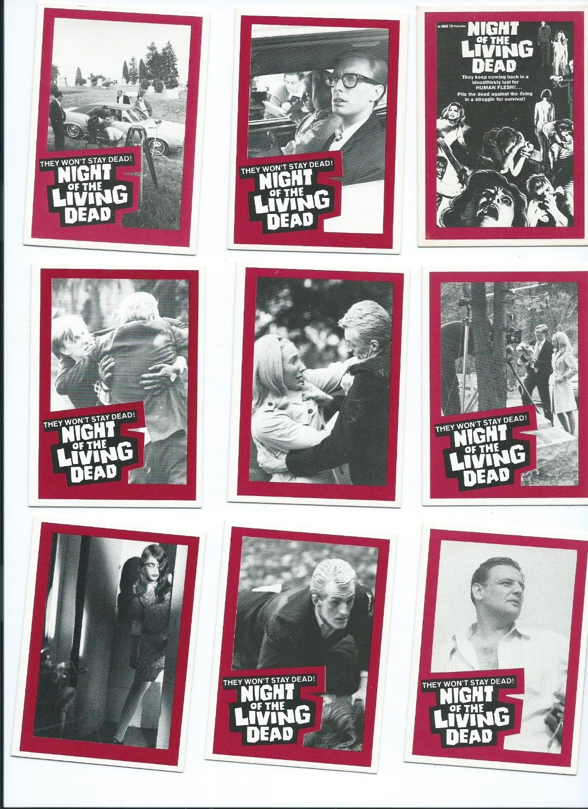 1990 -- NIGHT OF THE LIVING DEAD -- 67 different cards -- missing one for set